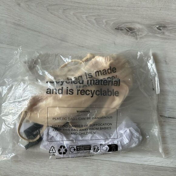 Pretty Little Things Cream Mix & Match Triangle Bikini Top Size 6 NWT in packag - Picture 6 of 7